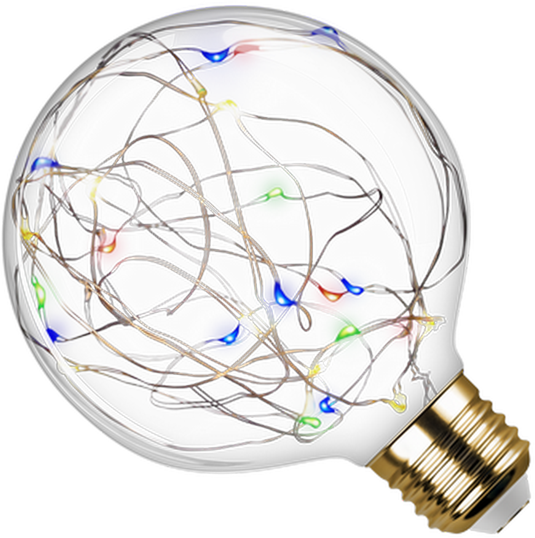 Светодиодная лампа Vintage RGB шар 2W