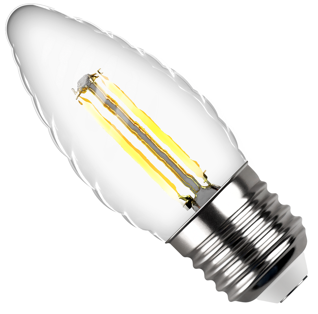 Светодиодная лампа Filament свеча витая 5W