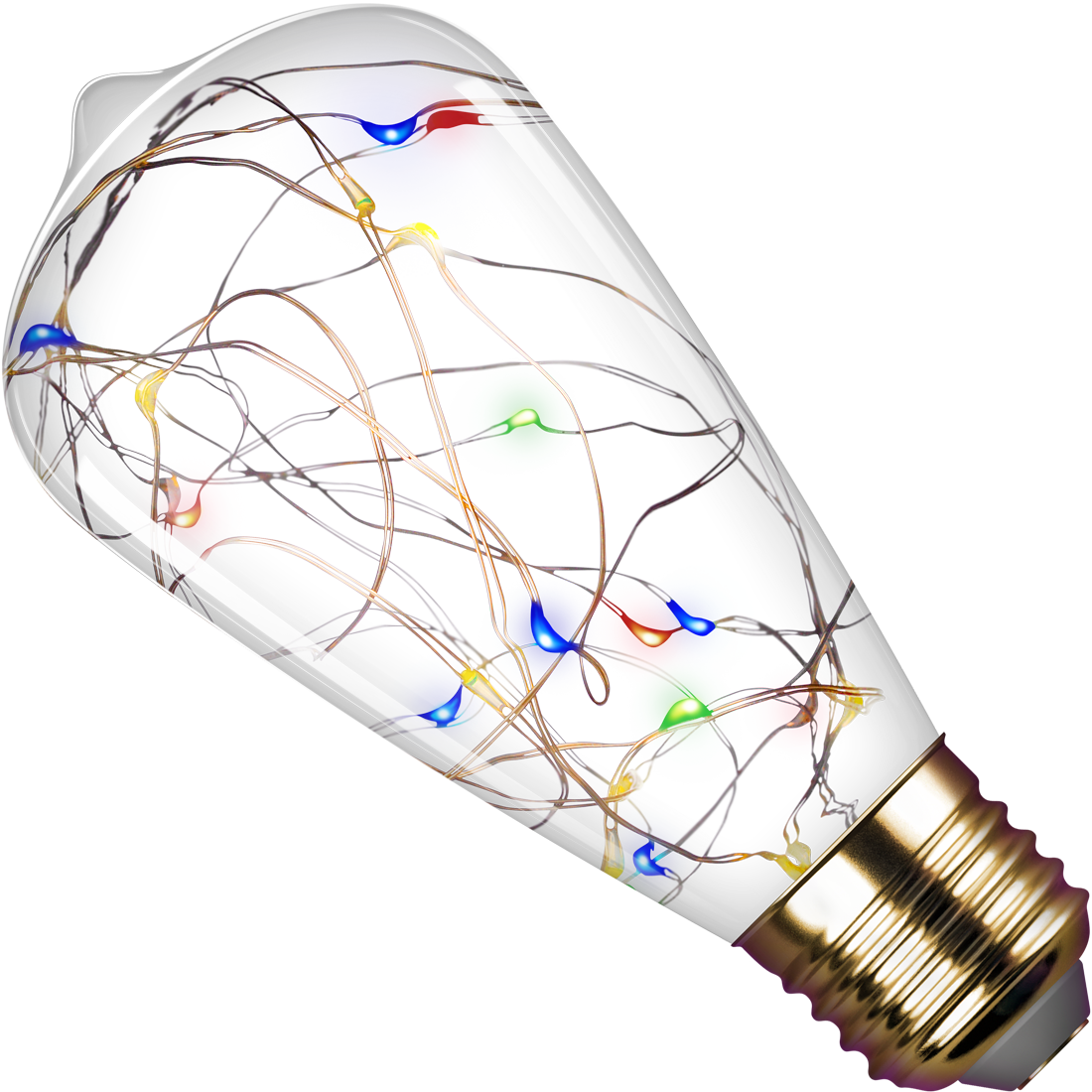 Светодиодная лампа Vintage RGB Edison 2W